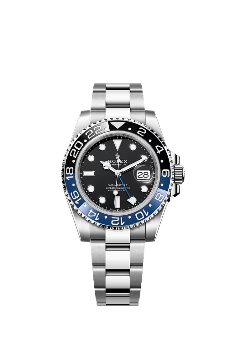 Rolex GMT-Master 40mm, Oyster Bracelet, 126710BLNR, "Batman"
